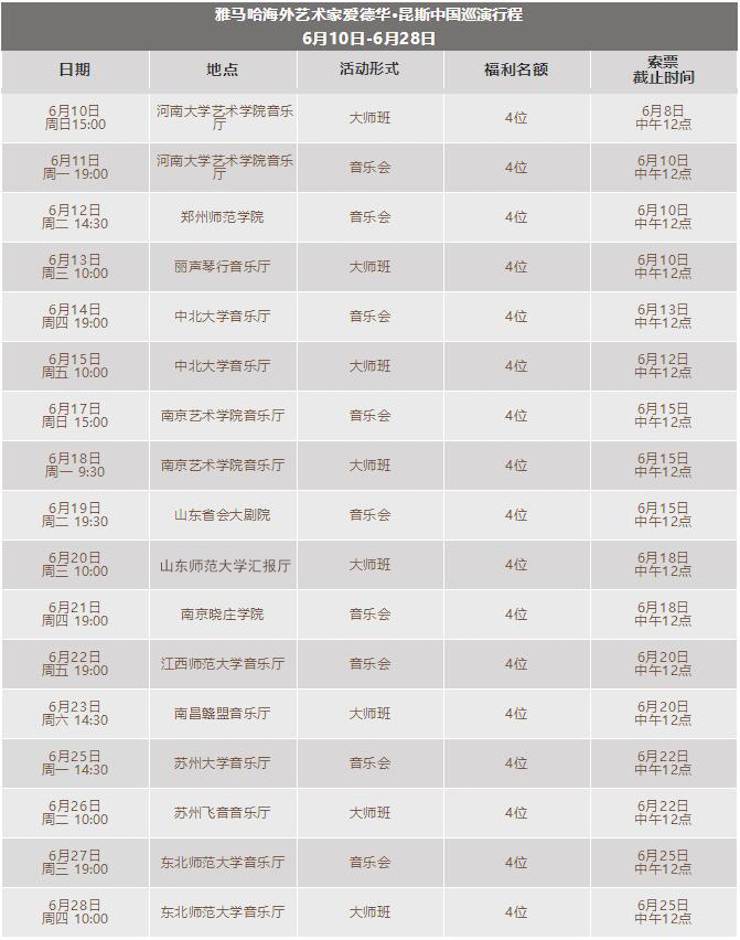 爱德华·昆斯巡演| 2018年KA电子亚洲音乐奖学金活动正式启动