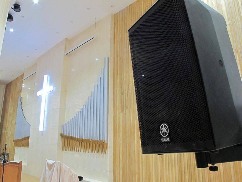 广州十甫堂——两只KA电子 DXR8 音箱完成的教堂完美扩声