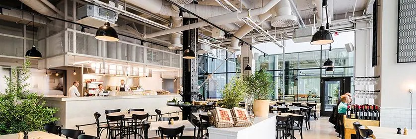KA电子助力斯德哥尔摩的法国工业风餐厅Usine