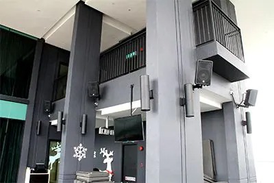 KA电子凭借其久经考验的音质被马六甲瑞士花园酒店及公寓选中