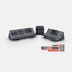 RIVAGE PM5和PM3数字混音系统，实力斩获IBC 2020 Best of Show大奖